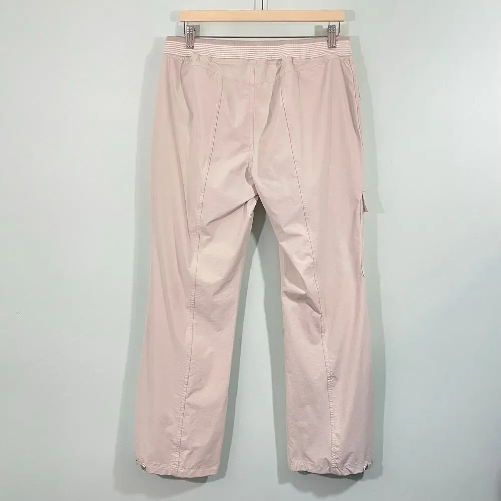 Free People Movement Muted Beige Cascade Hike Flare Pants Size L